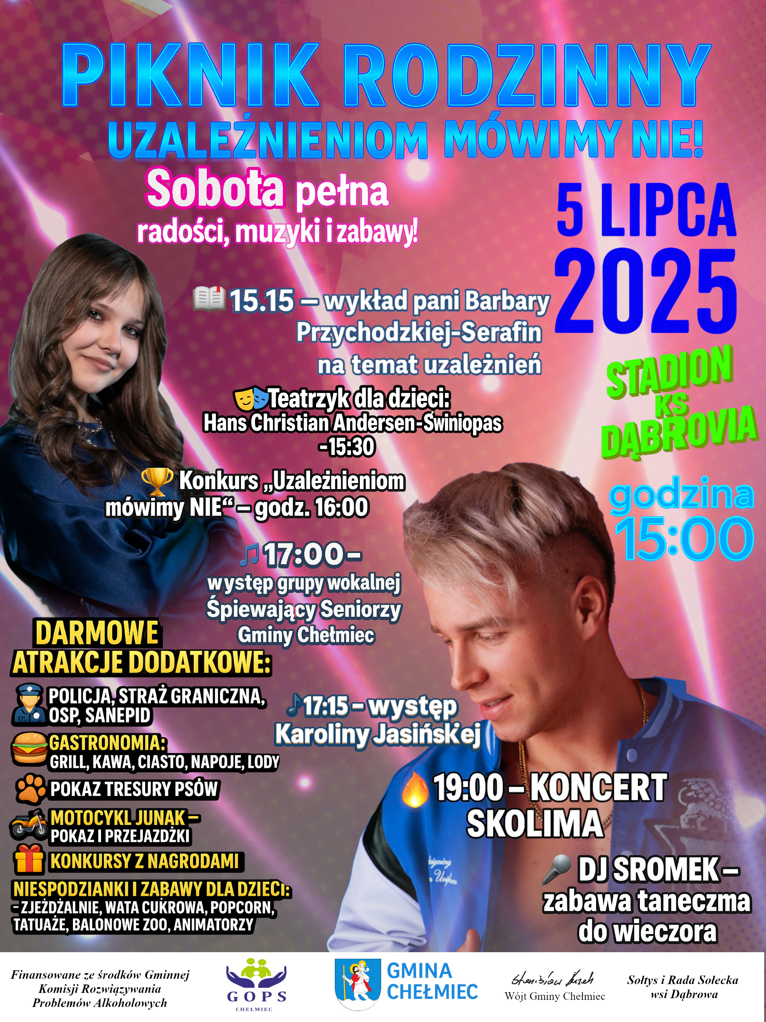aktualność: ZAPOWIEDŹ. Koncert Skolima 5 lipca w Dąbrowej okazją, by zrobić krok w stronę uzyskania Karty Chełmieckiej